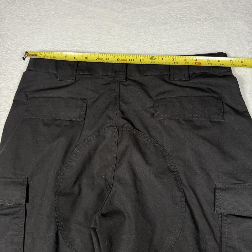 5.11 Tactical Pants Mens XL Long Black Cargo Ripstop Drawstring Cuffs Reinforced - Picture 11 of 16